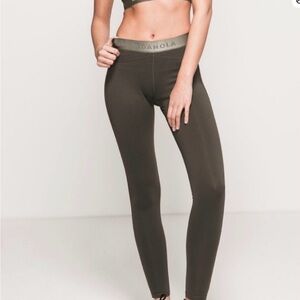 Adanola Women's Olive Green Leggings